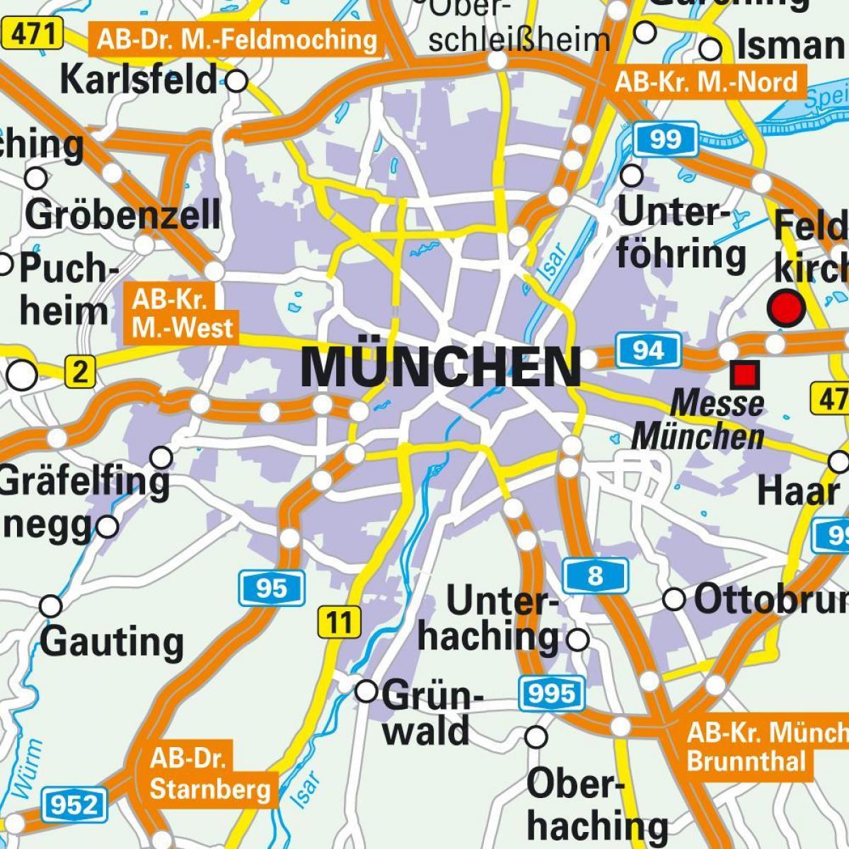 מינכן במרכז המפה