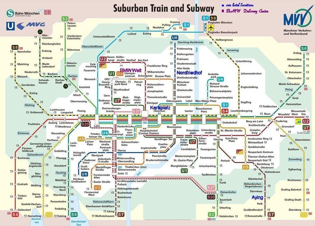 s bahn münchen מפה
