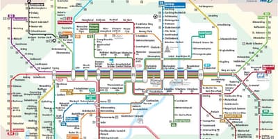מינכן s1 הרכבת המפה