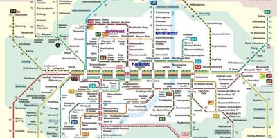 S bahn münchen מפה